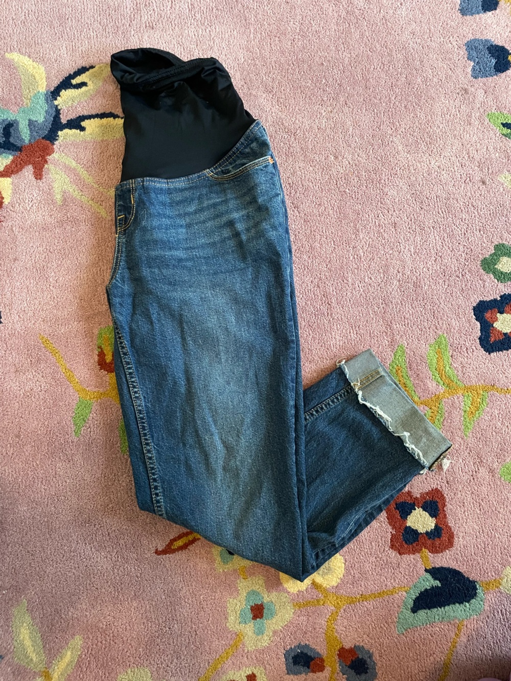 Maternity Medium Blue Denim Jeans